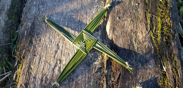 Imbolc Blessings with Brigids Cross